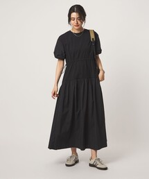 size SHORT/TALLあり］ワッシャー プリーツ ショートスリーブ