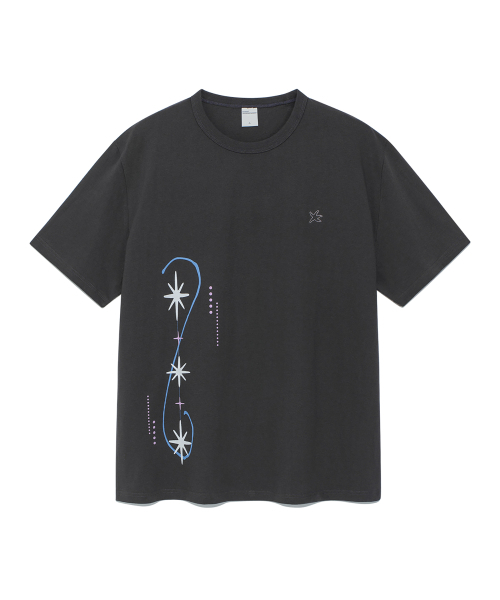 THECOLDESTMOMENT(ザコールデストモーメント)の「TCM kirakira T (charcoal)(Tシャツ/カットソー・レディース・その他・MEDIUM/LARGE/SMALL)」の1枚目の写真