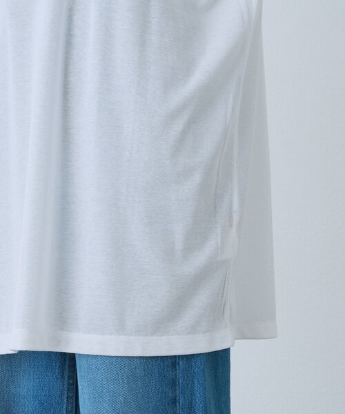 RIVE DROITE(リヴドロワ)の「予約【A・MONN】【吸水速乾/接触冷感】オープンネックチュニックTee(Tシャツ/カットソー・レディース・ホワイト/ブラック・FREE)」の17枚目の写真