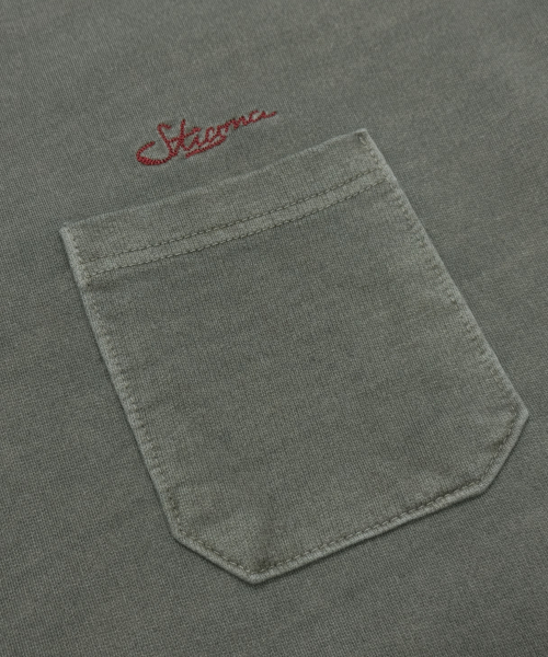 STIGMA(スティグマ)の「SCRT PIGMENT POCKET T-SHIRTS KHAKI(Tシャツ/カットソー・メンズ・その他・MEDIUM/LARGE/X-LARGE)」の5枚目の写真