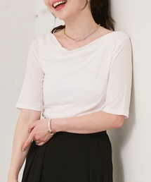 セール】【完売カラー再予約開始！】ドレープネックプルオーバー（T