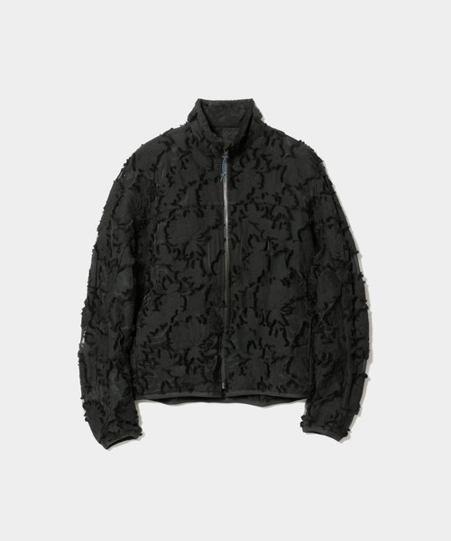beautiful people（ビューティフルピープル）の「aloha jacquard×octa reversible blouson（ブルゾン・レディース・オリーブ/ブラック・38/42）」の2枚目の写真