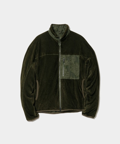 beautiful people（ビューティフルピープル）の「aloha jacquard×octa reversible blouson（ブルゾン・レディース・オリーブ/ブラック・38/42）」の5枚目の写真