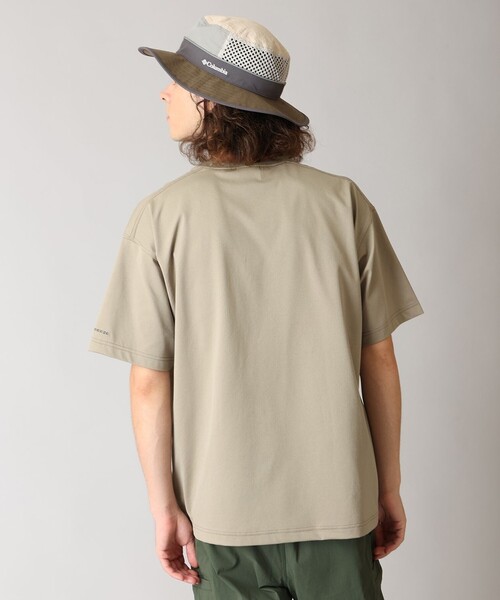Columbia(コロンビア)の「UVカット 冷感 Columbia/ ポーラーパイオニアII ショートスリーブ Tシャツ /コロンビア(Tシャツ/カットソー・メンズ・ベージュ/ブラック/ブルーグリーン/ホワイト・S/L/M/XL)」の14枚目の写真