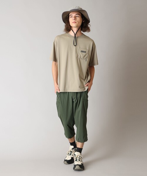 Columbia(コロンビア)の「UVカット 冷感 Columbia/ ポーラーパイオニアII ショートスリーブ Tシャツ /コロンビア(Tシャツ/カットソー・メンズ・ベージュ/ブラック/ブルーグリーン/ホワイト・S/L/M/XL)」の16枚目の写真