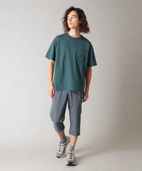 Columbia(コロンビア)の「UVカット 冷感 Columbia/ ポーラーパイオニアII ショートスリーブ Tシャツ /コロンビア(Tシャツ/カットソー・メンズ・ベージュ/ブラック/ブルーグリーン/ホワイト・S/L/M/XL)」の6枚目の写真