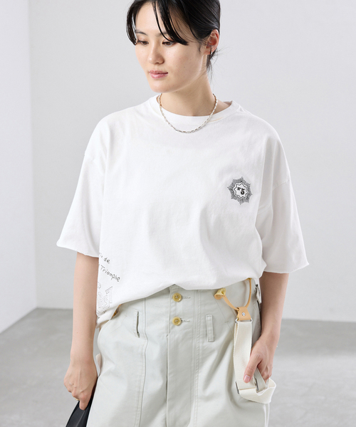 IENA(イエナ)の「Work of Art Kendai/ワークオブアートケンダイ グラフィック Tシャツ GRAPHIC TSHIRTS(Tシャツ/カットソー・レディース・チャコールグレー/ホワイト・FREE)」の21枚目の写真