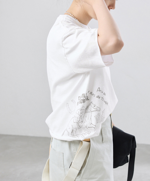 IENA(イエナ)の「Work of Art Kendai/ワークオブアートケンダイ グラフィック Tシャツ GRAPHIC TSHIRTS(Tシャツ/カットソー・レディース・チャコールグレー/ホワイト・FREE)」の18枚目の写真