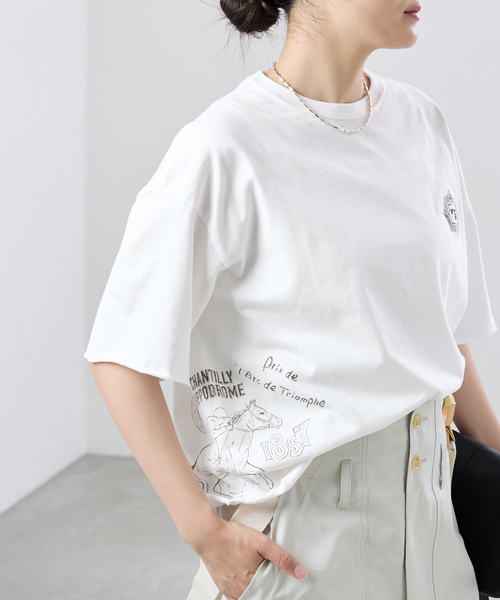 IENA(イエナ)の「Work of Art Kendai/ワークオブアートケンダイ グラフィック Tシャツ GRAPHIC TSHIRTS(Tシャツ/カットソー・レディース・チャコールグレー/ホワイト・FREE)」の17枚目の写真