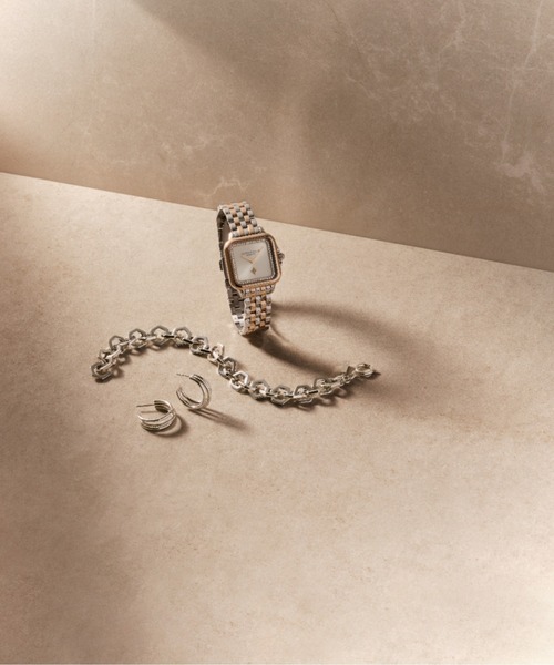OLIVIA BURTON(オリビアバートン)の「「OLIVIA BURTON/オリビアバートン」トレンド - エバー スタックト クロー シルバー フープ ピアス(ピアス(両耳用)・レディース・シルバー・FREE)」の6枚目の写真