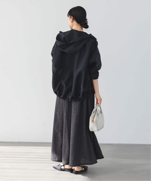Noble(ノーブル)の「《追加・新色》【洗える】フロントジップドッキングワンピース(ワンピース・レディース・ボルドー/チャコールグレー・38/36)」の5枚目の写真