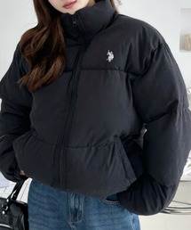 U.S. POLO ASSN.（ユーエスポロアッスン）の「【U.S. POLO ASSN. 】スタンドカラー ワンポイント刺繍 パファージャケット（ダウンジャケット/コート）」