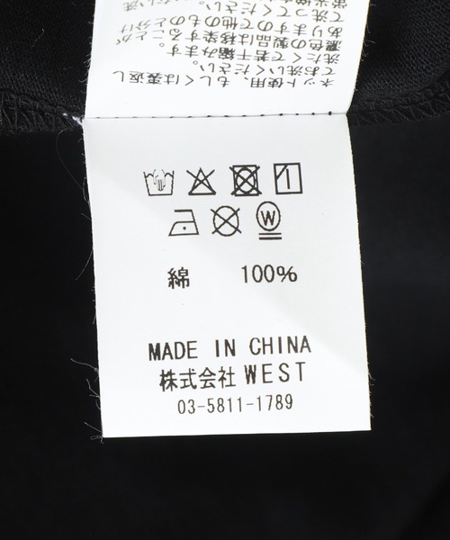 CITY COUNTRY CITY（シティーカントリーシティー）の「CITY COUNTRY CITY / シティー カントリー シティー：COTTON T-SHIRT_KOTOZUKE：CCC-261T008[WAX]（Tシャツ/カットソー・メンズ・ブラック×ホワイト/ホワイト×ブラック・S/M）」の7枚目の写真
