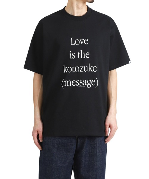 CITY COUNTRY CITY（シティーカントリーシティー）の「CITY COUNTRY CITY / シティー カントリー シティー：COTTON T-SHIRT_KOTOZUKE：CCC-261T008[WAX]（Tシャツ/カットソー・メンズ・ブラック×ホワイト/ホワイト×ブラック・S/M）」の8枚目の写真
