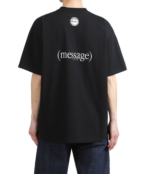 CITY COUNTRY CITY（シティーカントリーシティー）の「CITY COUNTRY CITY / シティー カントリー シティー：COTTON T-SHIRT_KOTOZUKE：CCC-261T008[WAX]（Tシャツ/カットソー・メンズ・ブラック×ホワイト/ホワイト×ブラック・S/M）」の10枚目の写真