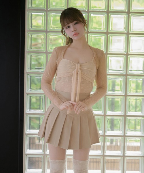 M DOLLY(エムドリー)の「Lace celeste bolero / レースセレストボレロ(カーディガン/ボレロ・レディース・モカ/アイボリー/ブラック・FREE)」の18枚目の写真