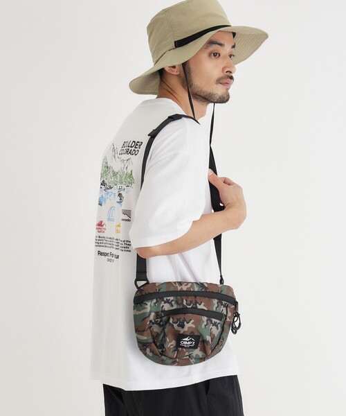CAMP7(キャンプセブン)の「ミニマルショルダー(ショルダーバッグ・メンズ・グリーン系その他2/オリーブ系/ブラック・99)」の6枚目の写真