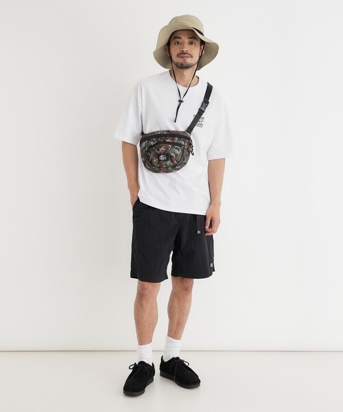 CAMP7(キャンプセブン)の「ミニマルショルダー(ショルダーバッグ・メンズ・グリーン系その他2/オリーブ系/ブラック・99)」の7枚目の写真