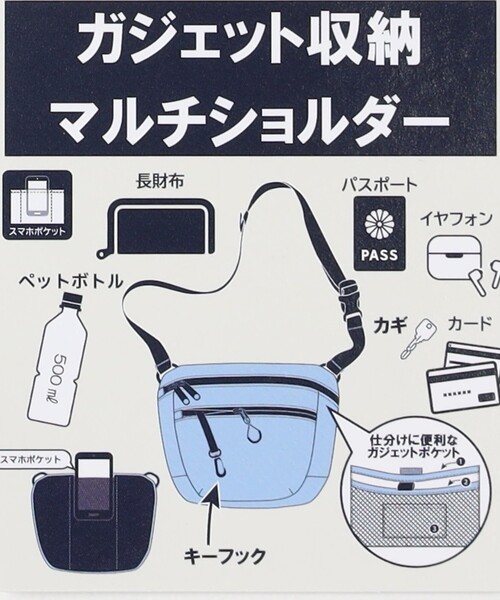 CAMP7(キャンプセブン)の「ミニマルショルダー(ショルダーバッグ・メンズ・グリーン系その他2/オリーブ系/ブラック・99)」の19枚目の写真