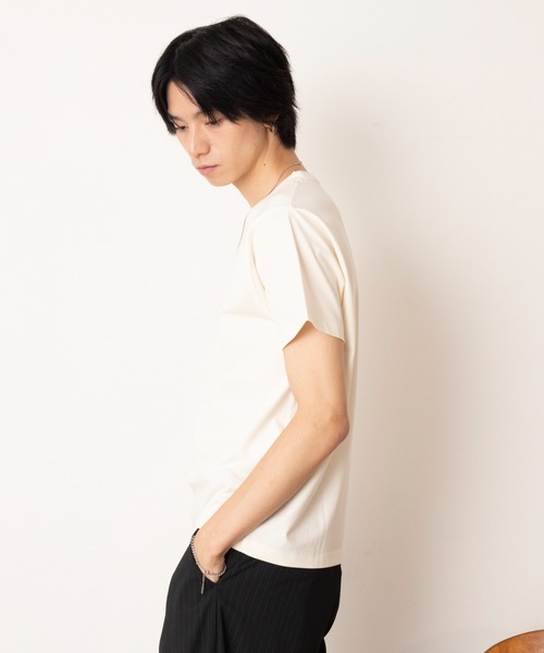 LUCY(ルーシー)の「LUCY/マルチファンクッションコンパクトT(Tシャツ/カットソー・メンズ・ダークグレー/ブラック/オフホワイト・MEDIUM/LARGE)」の15枚目の写真