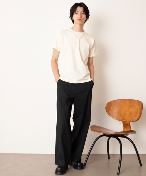 LUCY(ルーシー)の「LUCY/マルチファンクッションコンパクトT(Tシャツ/カットソー・メンズ・ダークグレー/ブラック/オフホワイト・MEDIUM/LARGE)」の19枚目の写真