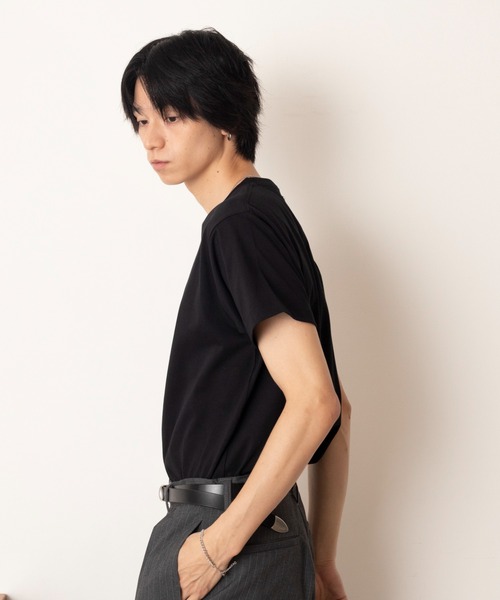 LUCY(ルーシー)の「LUCY/マルチファンクッションコンパクトT(Tシャツ/カットソー・メンズ・ダークグレー/ブラック/オフホワイト・MEDIUM/LARGE)」の22枚目の写真