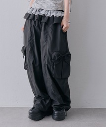 OLIVE des OLIVE | バレルレッグリボンカーゴパンツ(カーゴパンツ)