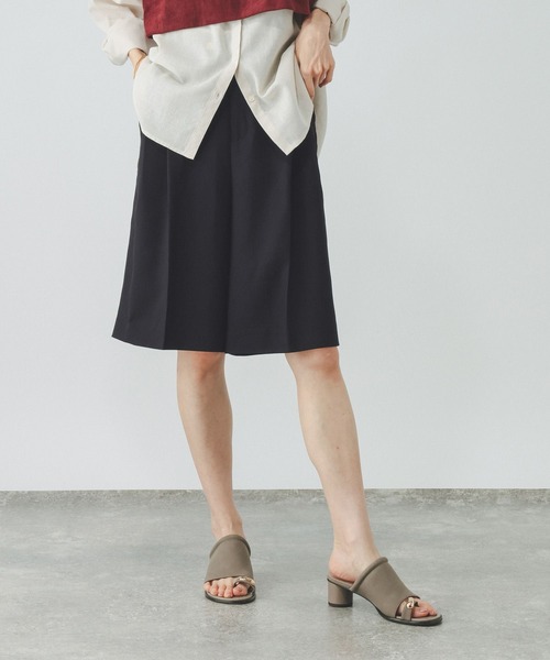GLOBAL WORK(グローバルワーク)の「お手入れラクラクセットアップ/ハーフパンツ/684656(その他パンツ・レディース・ネイビー/ブラウン・MEDIUM/LARGE)」の18枚目の写真