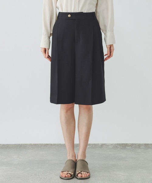 GLOBAL WORK(グローバルワーク)の「お手入れラクラクセットアップ/ハーフパンツ/684656(その他パンツ・レディース・ネイビー/ブラウン・MEDIUM/LARGE)」の19枚目の写真