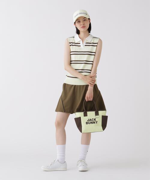 Jack Bunny!!(ジャックバニー)の「【Jack Bunny!!】カートバッグ (UNISEX)(トートバッグ・レディース・ピンク/イエロー/ダークインディゴブルー/ブラウン・FREE)」の12枚目の写真