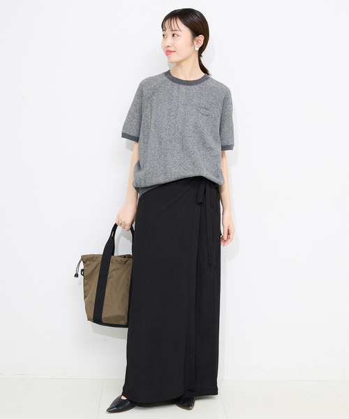SLOBE IENA(スローブイエナ)の「《追加3》ラップジャージパンツ(その他パンツ・レディース・ブラック・38/36)」の3枚目の写真