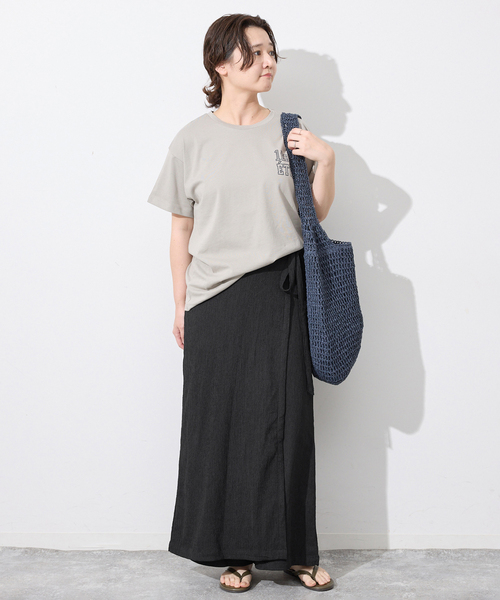 SLOBE IENA(スローブイエナ)の「《追加3》ラップジャージパンツ(その他パンツ・レディース・ブラック・38/36)」の5枚目の写真