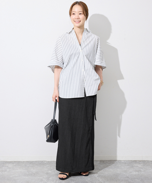 SLOBE IENA(スローブイエナ)の「《追加3》ラップジャージパンツ(その他パンツ・レディース・ブラック・38/36)」の6枚目の写真