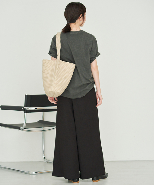 SLOBE IENA(スローブイエナ)の「《追加3》ラップジャージパンツ(その他パンツ・レディース・ブラック・38/36)」の7枚目の写真
