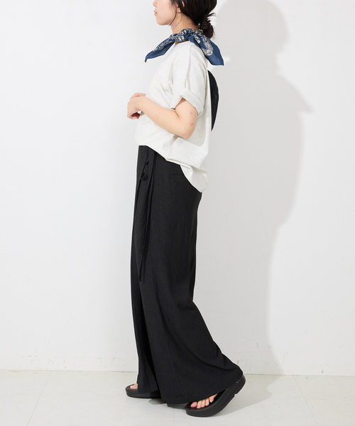 SLOBE IENA(スローブイエナ)の「《追加3》ラップジャージパンツ(その他パンツ・レディース・ブラック・38/36)」の10枚目の写真