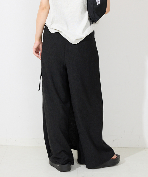 SLOBE IENA(スローブイエナ)の「《追加3》ラップジャージパンツ(その他パンツ・レディース・ブラック・38/36)」の12枚目の写真