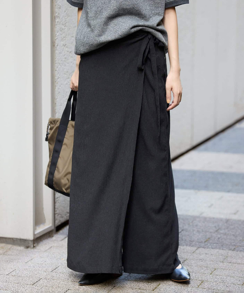 SLOBE IENA(スローブイエナ)の「《追加3》ラップジャージパンツ(その他パンツ・レディース・ブラック・38/36)」の22枚目の写真