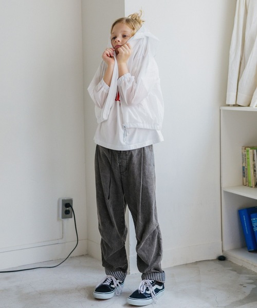 GLOBAL WORK(グローバルワーク)の「ターンバックデニムパンツ/1049084(デニムパンツ・キッズ・ブラック/ダークブルー・130cm/140cm/150cm/160cm)」の3枚目の写真