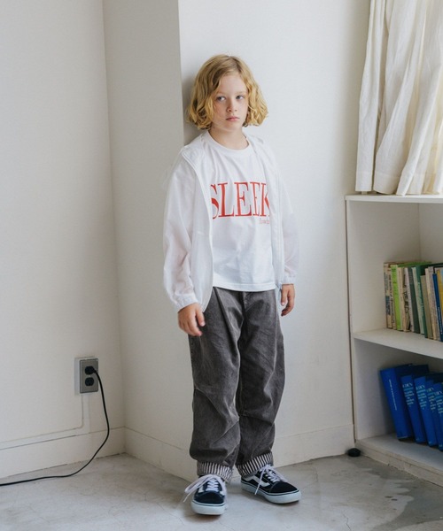 GLOBAL WORK(グローバルワーク)の「ターンバックデニムパンツ/1049084(デニムパンツ・キッズ・ブラック/ダークブルー・130cm/140cm/150cm/160cm)」の5枚目の写真