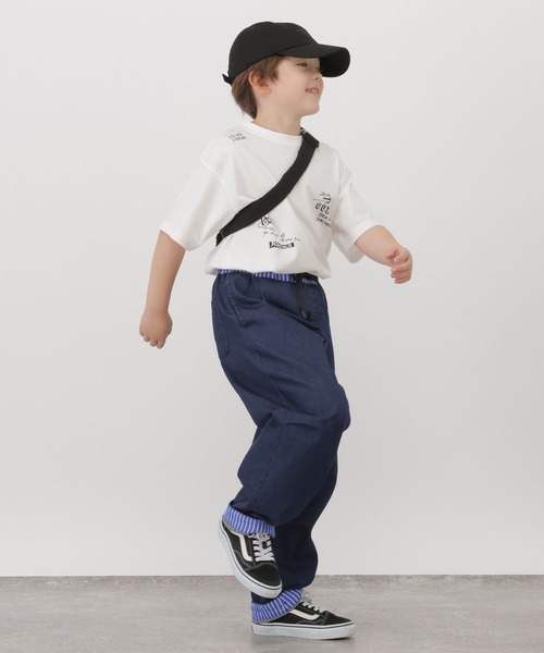 GLOBAL WORK(グローバルワーク)の「ターンバックデニムパンツ/1049084(デニムパンツ・キッズ・ブラック/ダークブルー・130cm/140cm/150cm/160cm)」の12枚目の写真