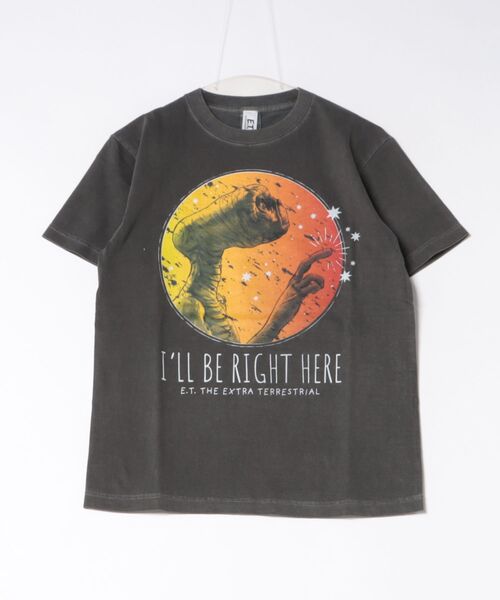 minius(ミニウス)の「【E.T.】A friend from beyond 映画 ライセンス Tシャツ ヴィンテージ風 プリントデザインメンズ レディース(Tシャツ/カットソー・メンズ・ホワイト/ブラック・LARGE/SMALL/X-LARGE/MEDIUM)」の6枚目の写真