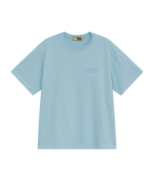 LOSERS CLUB(ルーザーズクラブ)の「TH アプリケロゴ 半袖Tシャツ スカイブルー(Tシャツ/カットソー・レディース・その他・0/1(M)/2(L))」の3枚目の写真