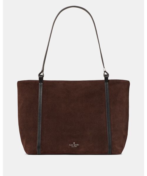 kate spade new york（ケイトスペード ニューヨーク）の「マーロウ スエード トート バッグ（トートバッグ・レディース・ブラウン・ONESIZE）」の2枚目の写真