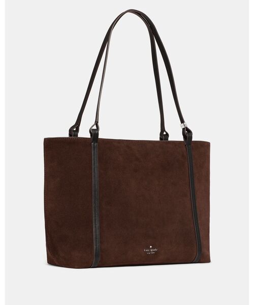 kate spade new york（ケイトスペード ニューヨーク）の「マーロウ スエード トート バッグ（トートバッグ・レディース・ブラウン・ONESIZE）」の3枚目の写真