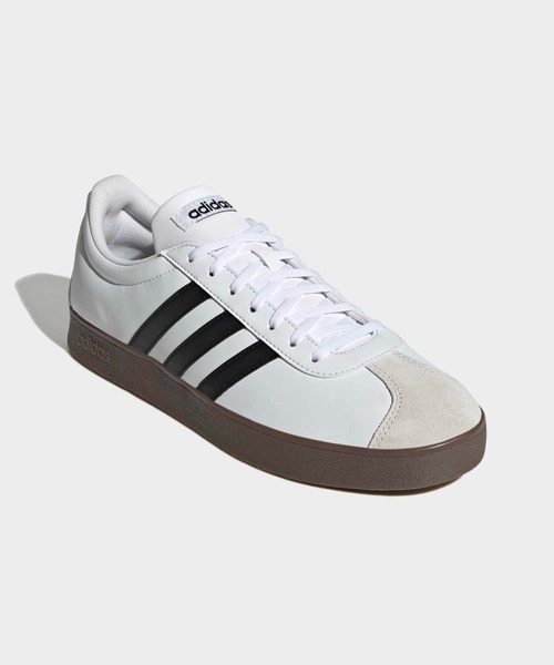 adidas(アディダス)の「VL コート ベース / VL COURT BASE / アディダス adidas スニーカー(スニーカー・メンズ・ホワイト×ブラック・22.0cm/22.5cm/23.0cm/23.5cm/24.0cm/24.5cm/25.0cm/25.5cm/26.0cm/26.5cm/27.0cm/27.5cm/28.0cm/28.5cm/29.0cm)」の4枚目の写真