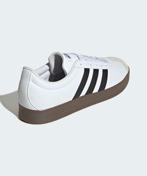 adidas(アディダス)の「VL コート ベース / VL COURT BASE / アディダス adidas スニーカー(スニーカー・メンズ・ホワイト×ブラック・22.0cm/22.5cm/23.0cm/23.5cm/24.0cm/24.5cm/25.0cm/25.5cm/26.0cm/26.5cm/27.0cm/27.5cm/28.0cm/28.5cm/29.0cm)」の5枚目の写真