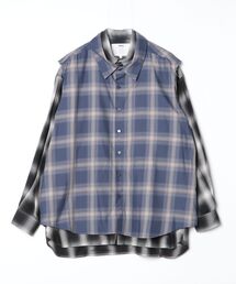 amok（アモク）の「amok/アモク/DOCKING CHECK SHIRT（Tシャツ/カットソー）」