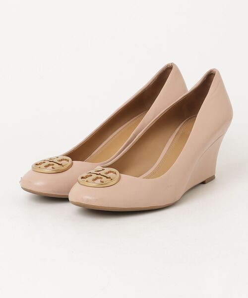 ★未使用級★TORY BURCH ウェッジソール パンプス ピンクベージュ セール/ブランド古着】パンプス（パンプス）｜TORY BURCH