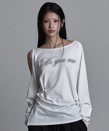 ◇ASYOUARE◇ブランド直輸入正規品/カットアウト ピアッシング ロング スリーブ CUT-OUT PIERCING LONG SLEEVE