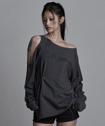 ◇ASYOUARE◇ブランド直輸入正規品/カットアウト ピアッシング ロング スリーブ CUT-OUT PIERCING LONG SLEEVE